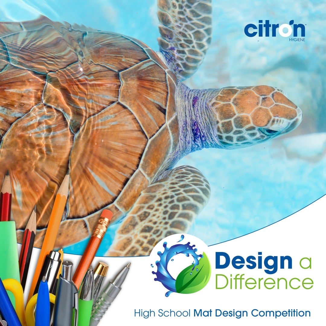 Citron Hygiene High School Design a Difference Mat Campaign poster