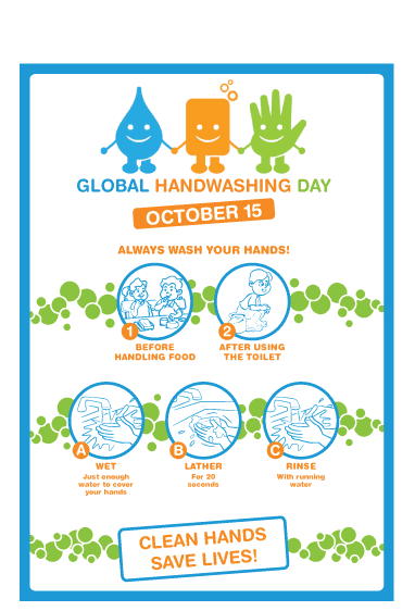 global handwashing day infographic
