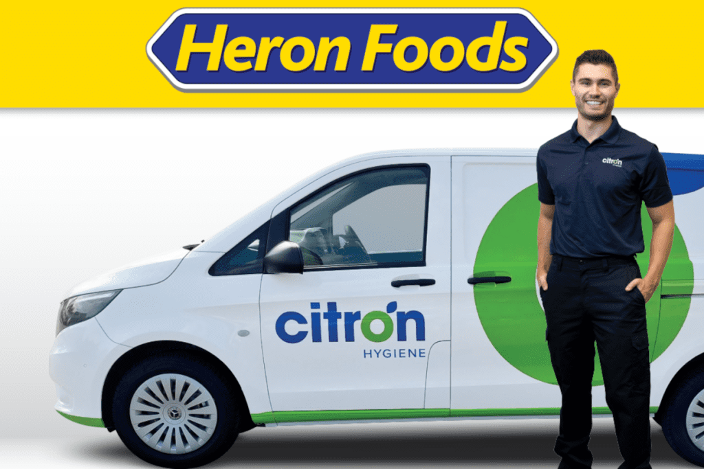 Heron Foods Partner with Citron Hygiene
